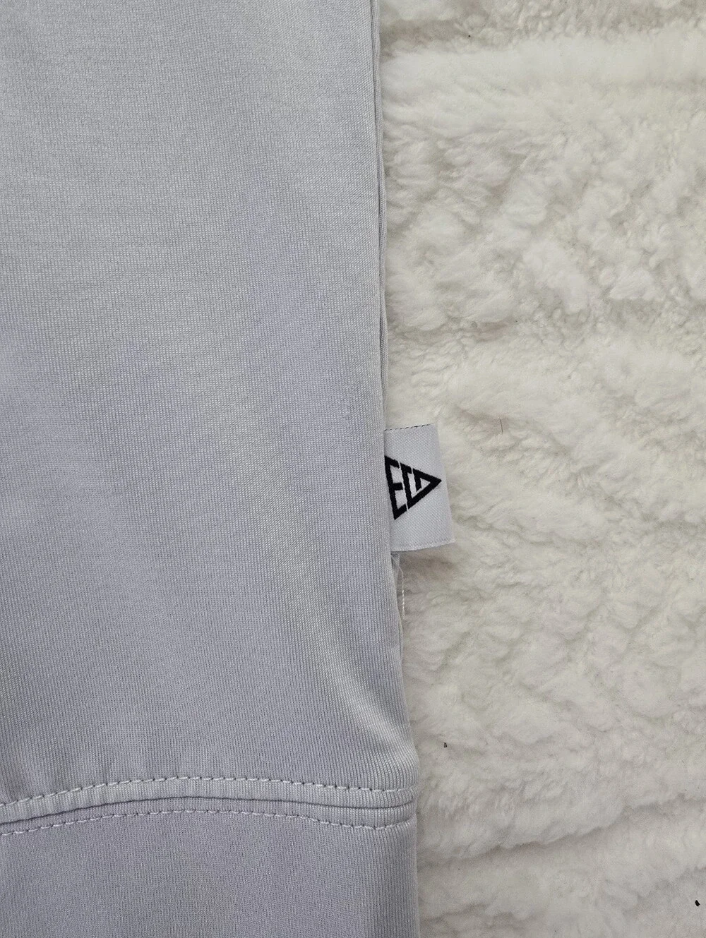Maelreg Performance Golf Vest Light Blue Quarter Zip Mock Neck Athletic S